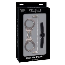 Набор Для Интимных Удовольствий Fetish Fantasy Limited Edition Shut Me Up Kit, Черный, фото 