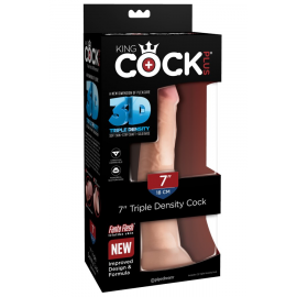 Фаллоимитатор на присоске PipeDream Triple Density 7", фото 