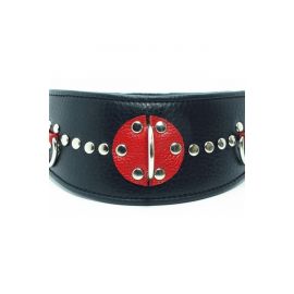 Ошейник С Расширением BDSM, Черно-Красный, фото 