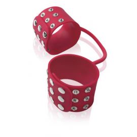 Фиксаторы Fetish Fantasy Elite Silicone Cuffs Силиконовые Для Рук И Ног, Красные, фото 