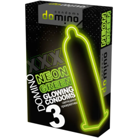 Презервативы Domino Neon Green 3 шт, фото 