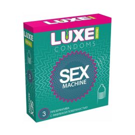 Презервативы LUXE Royal Sex Machine 3шт., 18 см, фото 