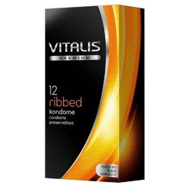Презервативы Vitalis premium №12 Ribbed, фото 