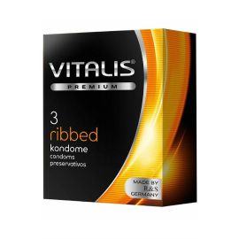 Презервативы Vitalis premium №3 Ribbed, фото 