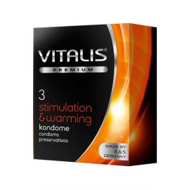 Презервативы Vitalis premium №3 Stimulation & warming, фото 