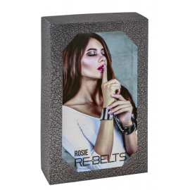 Наручники Rosie Black С Зеркальным Элементом, Черные, фото 