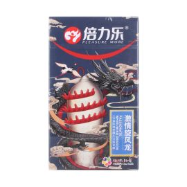 Презервативы Bally Pleasure More Passionate Whirlwind Dragon Black, фото 