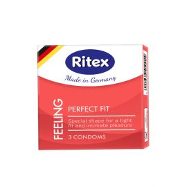 Презервативы Ritex Perfect Fit №3 анатомической формы с накопителем, фото 