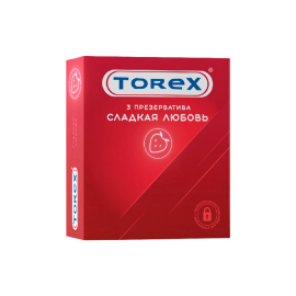 Презервативы Torex Сладкая Любовь 3 шт, фото 