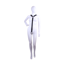 Портупея через тело intimlab, Lay-A8101, черная zip, фото 