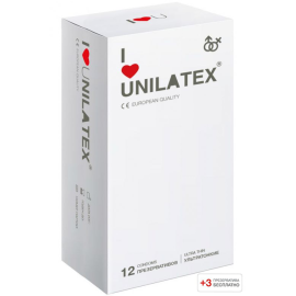 Презервативы Unilatex Ultrathin 12шт+3 шт в подарок 3015Un, фото 