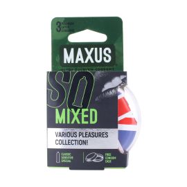 Презервативы MAXUS Mixed Пластиковый Кейс Latex 3 шт, фото 
