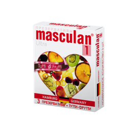 Презервативы Masculan Ultra 1, №3 Tutti-frutti, фото 