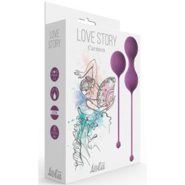 Набор вагинальных шариков Love Story Carmen Lavender Sunset, фото 