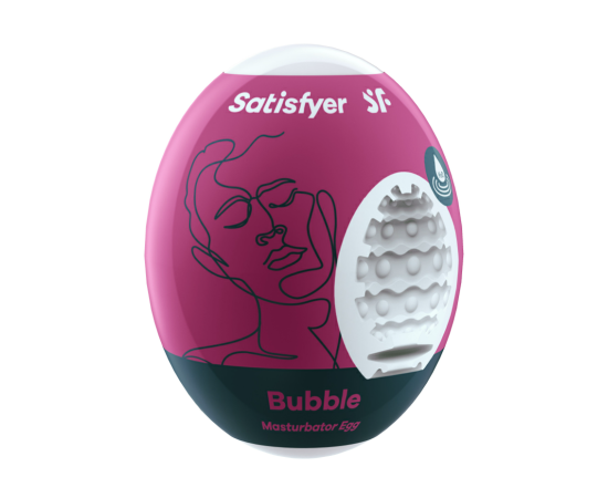 Мини-мастурбатор Satisfyer Egg Single Bubble, фото 