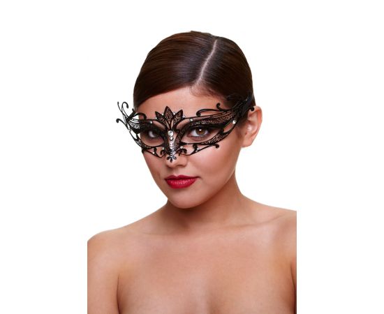 Маска со стразами Masq Paramour черная, фото 