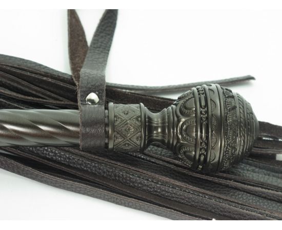 Плеть-скипетр BDSM Арсенал "Турецкие Головы", Коричневая, фото 