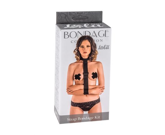 Ошейник С Лентой И Наручниками Bondage Collection Strap Bondage Kit One Size, фото 
