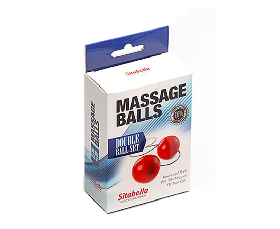 Вагинальные шарики красные 8009-2sit, фото 