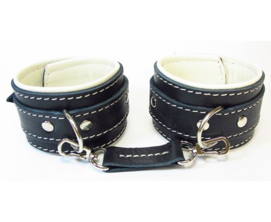 Оковы На Ноги BDSM Арсенал Со Светлым Подкладом, фото 