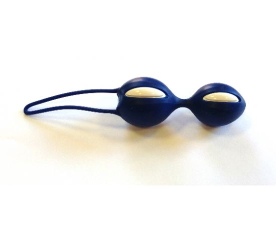 Вагинальные шарики Fun Factory Smartballs Duo синий, фото 