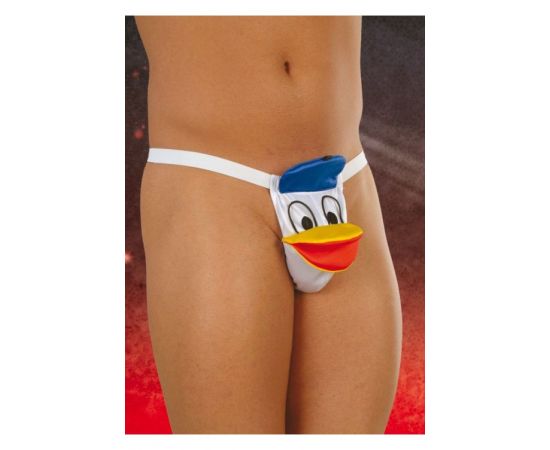 Стринги мужские Утенок белые-S/L, фото 