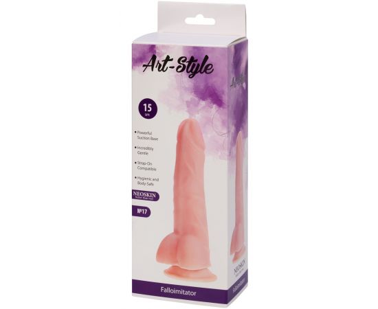 Фаллоимитатор на присоске ART-Style №17 018307ru, фото 