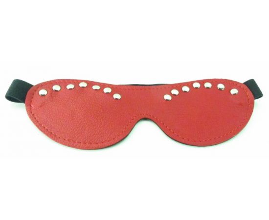 Маска BDSM Арсенал С Декором, Двухсторонняя, Красная, фото 