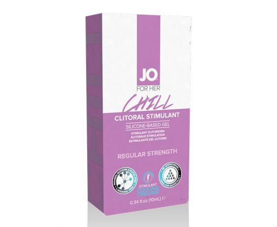 Гель стимулирующий для клитора JO Chill охлаждающий 10 мл, фото 