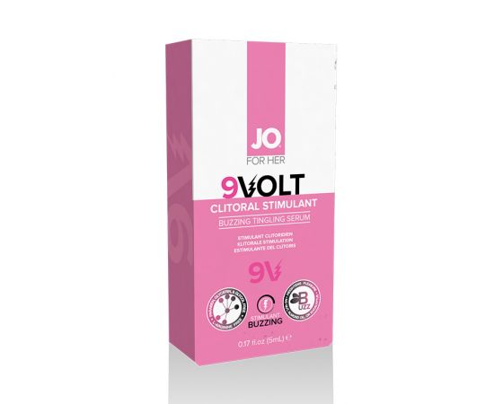 Сыворотка возбуждающая JO Volt 9 VOLT мощного действия 5 мл, фото 