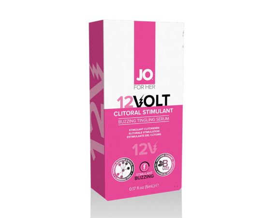 Сыворотка возбуждающая JO Volt 12 VOLT мощного действия 5 мл, фото 