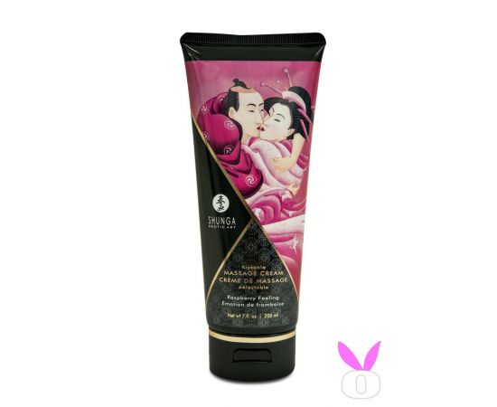 Массажный Крем Съедобный Shunga Со Вкусом Малины, 200 мл, фото 