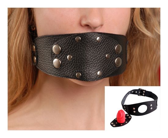 Кляп-фаллос Sitabella BDSM, Черный, фото 