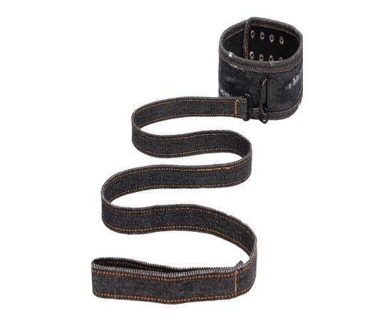 Ошейник Джинсовый With Leash - Roughend Denim Style, фото 