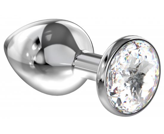 Анальная пробка Diamond Clear Sparkle Large 4010-01Lola, фото 