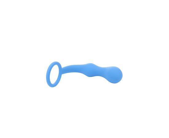 Анальная пробка с эрекционным кольцом Double Pleasure Anal Plug Blue  4217-03Lola, фото  Анальная пробка с эрекционным кольцом Double Pleasure Anal Plug Blue  4217-03Lola, фото