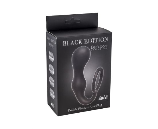 Анальная пробка с эрекционным кольцом Double Pleasure Anal Plug Black 4217-01Lola, фото  Анальная пробка с эрекционным кольцом Double Pleasure Anal Plug Black 4217-01Lola, фото