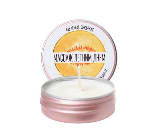 Массажная Свеча Yovee By Toyfa "Массаж Летним Днем", С Ароматом Дыни, 30 мл, фото 