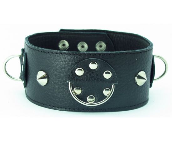 Ошейник BDSM Арсенал, Черный, фото 