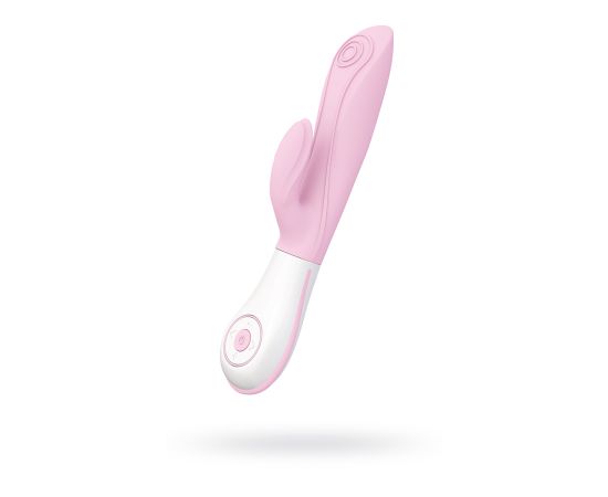 Вибратор с клиторальным стимулятором OVO E7 розовый, фото 