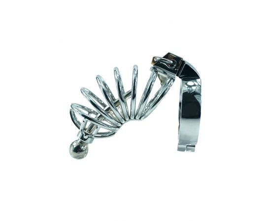 Пояс Верности Kanikule Мужской С Вкручивающейся Открытой Уретральной Струной, фото 