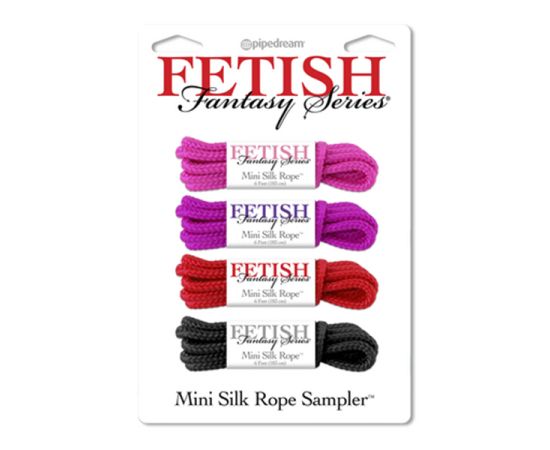 Набор Веревок Для Фиксации Fetish Mini Silk Rope Sampler, фото 