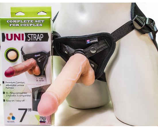Комплект UNI strap 7" Harness best of all с вибрацией 12 режимов, фото 
