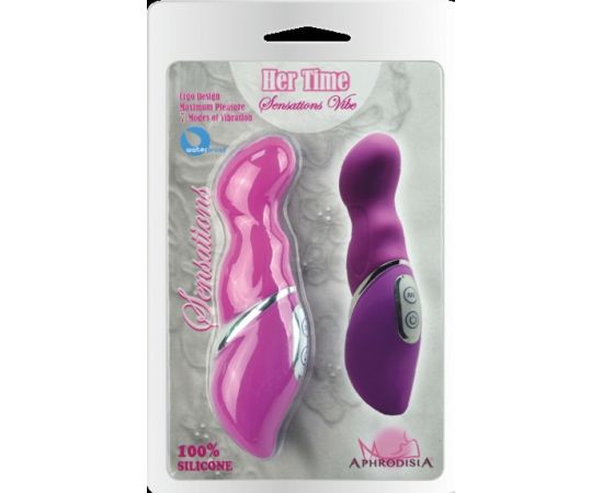 Вибратор рельефной формы розовый S Dancer, фото 