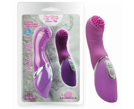 Мини-вибратор рельефной формы фиолетовый Massager, фото 