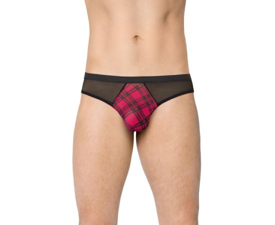 Трусы мужские с клетчатой вставкой Softline Collection, черные, M/L 452447, фото 