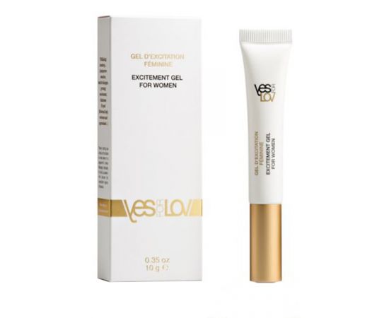 Крем стимулирующий для клитора YESforLOV EXITEMENT GEL FOR WOMEN 10 мл, фото , изображение 2