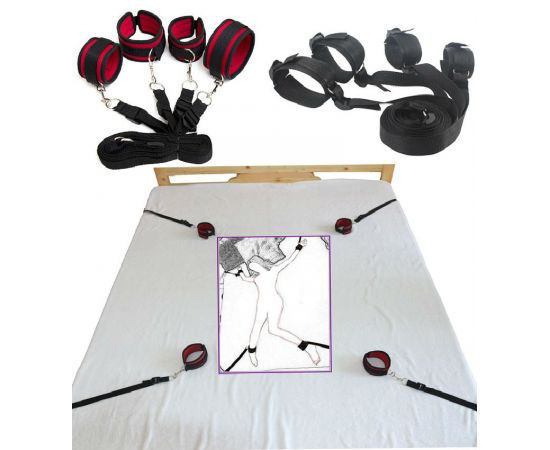 Набор Фиксаторов На Кровать BDSM Light, фото 