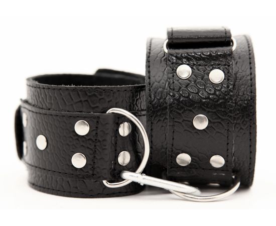 Наручники Кожаные BDSM Арсенал, фото 