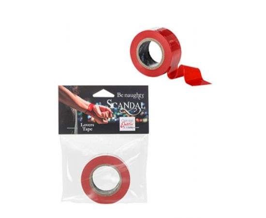 Скотч-лента Для Бондажа Scandal Lovers Tape - 15 м, Красная, фото 